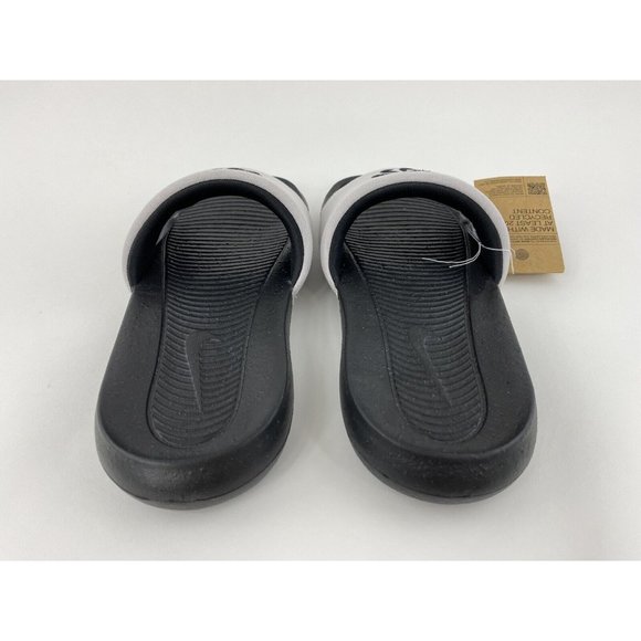 NEW Nike Victori One Next Nature Men's Slides Sandals Black Gray Slip On - Picture 6 of 12